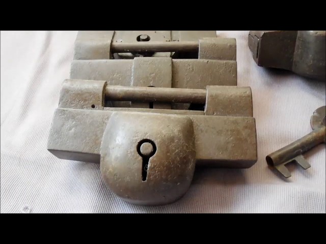 AKa6349日本四大錠の一つ因幡錠鍵付き