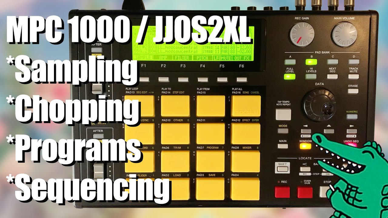 How To: MPC 1000 / JJOS2XL (basic workflow and techniques) - YouTube
