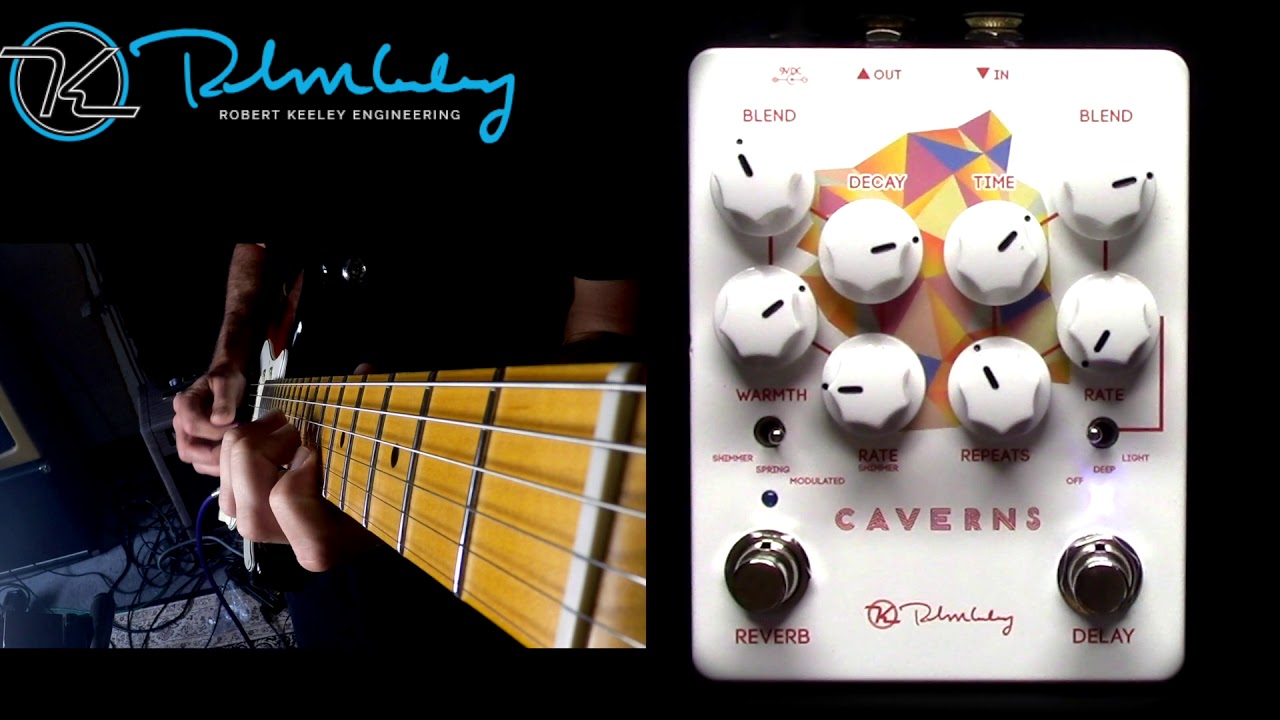 Caverns Delay Reverb v2 - Keeley Electronics Guitar Effects Pedals