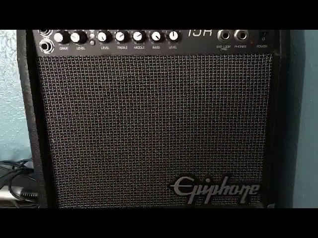 Epiphone Studio 15R demo, Clean channel, Phrygian scale jam - YouTube