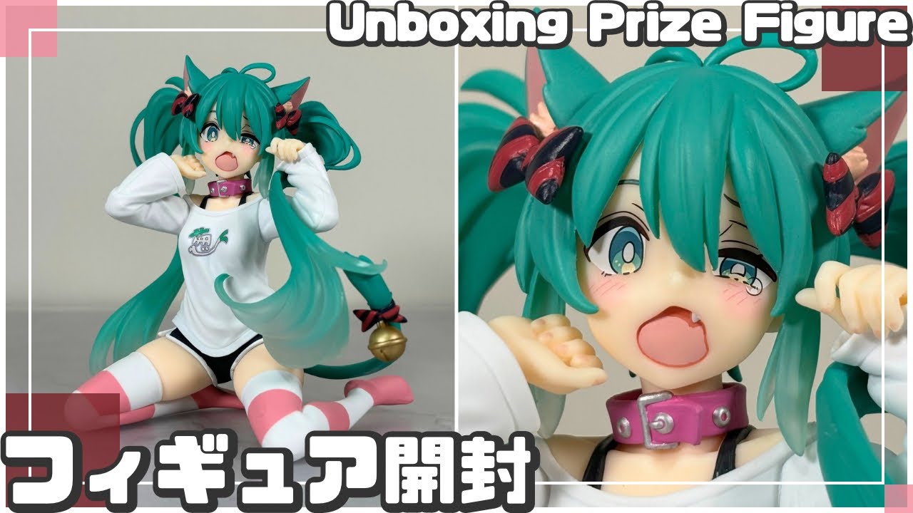 プライズフィギュア】初音ミク Desktop Cute フィギュア ～猫耳Tシャツ