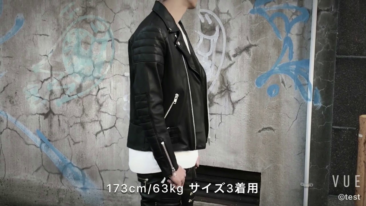 blackmeans - 945-78TJ08-5 / ライダースジャケット（ブラック