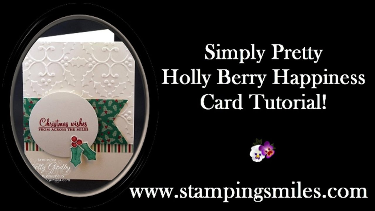 Stampin 'Up Happy Holly-Days ホリーボーダーパンチ付 Stampin' Up