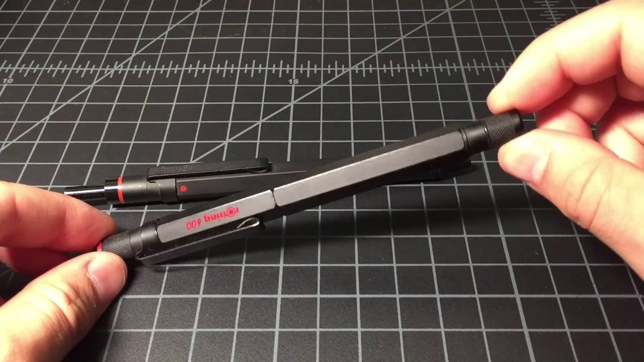Rotring 600 Trio pen review - YouTube