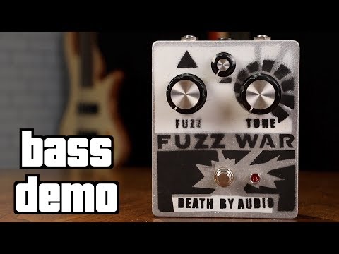 Death By Audio Fuzz War Bass Demo - YouTube