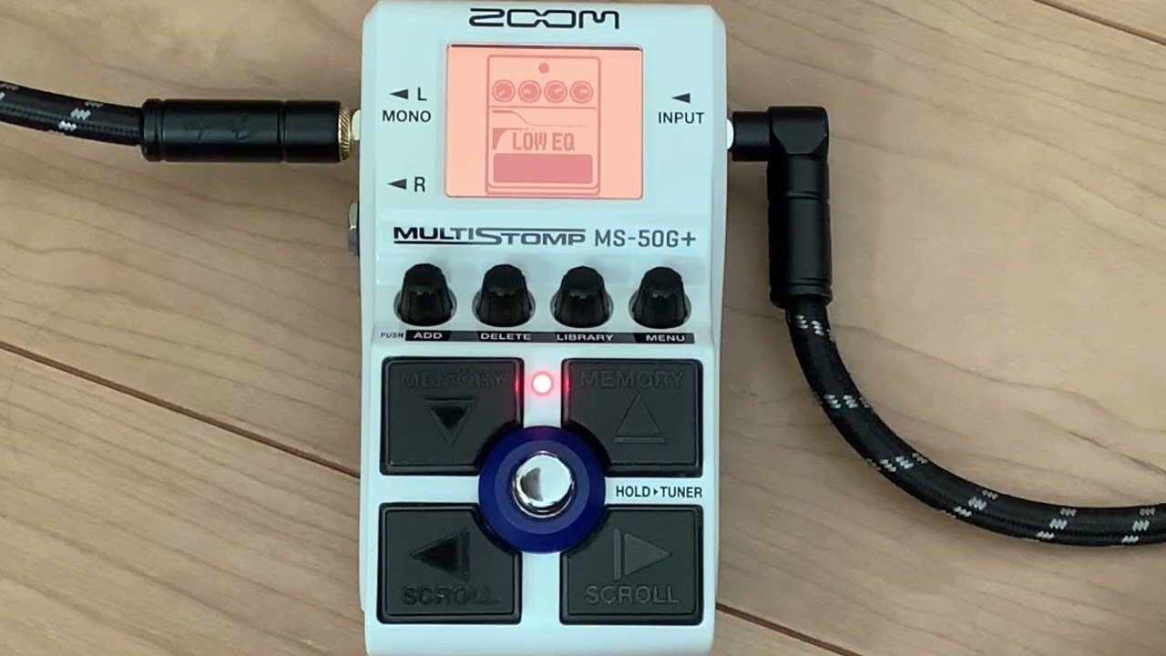ZOOM MS-50G+ 追加エフェクト 弾いてみた - YouTube