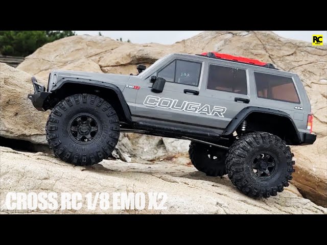 CROSS RC 1/8スケールクローラーラジコン EMO X2 - YouTube