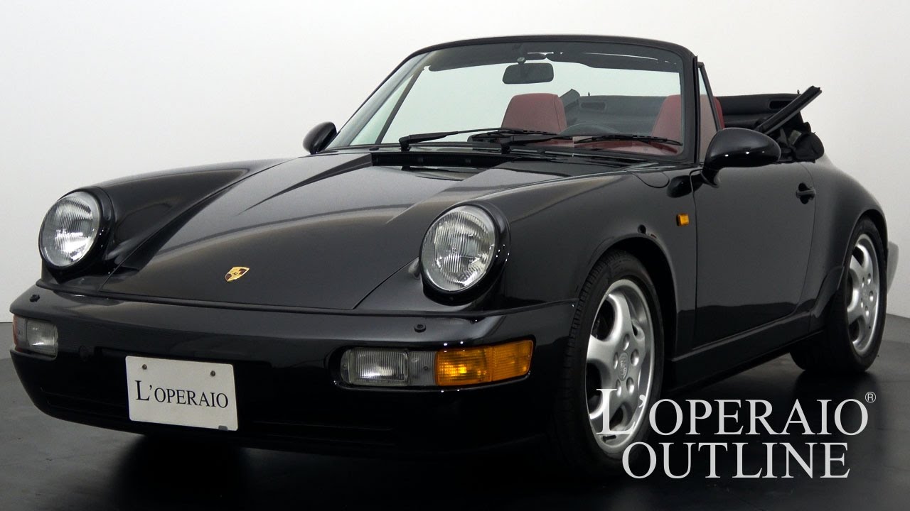 ポルシェ 911(Type964) カレラ2 カブリオレ 5MT 1992年式 - YouTube