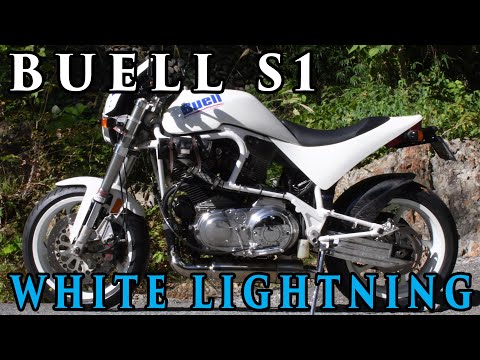 BUELL S1 WHITE lightning ビューエル - YouTube