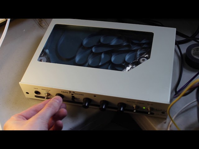 Vocu VTE-2000 mini Tape Echo w/ Buchla modular synth - YouTube