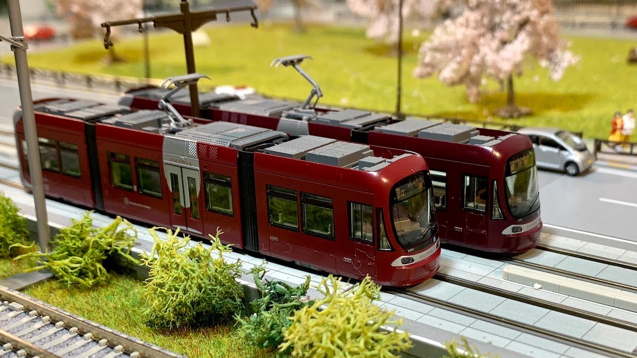 Kato 10-1604 Hiroshima Piccolo/Piccola Trams, Kato 10-1394 Kyushu
