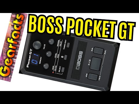 Boss PocketGT micro effects processor (tested with keyboard sounds