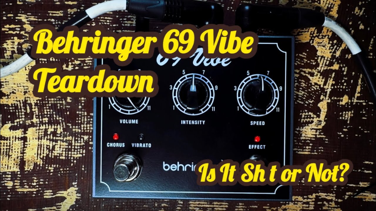 Behringer 69 Vibe (Uni-Vibe) pedal. - YouTube