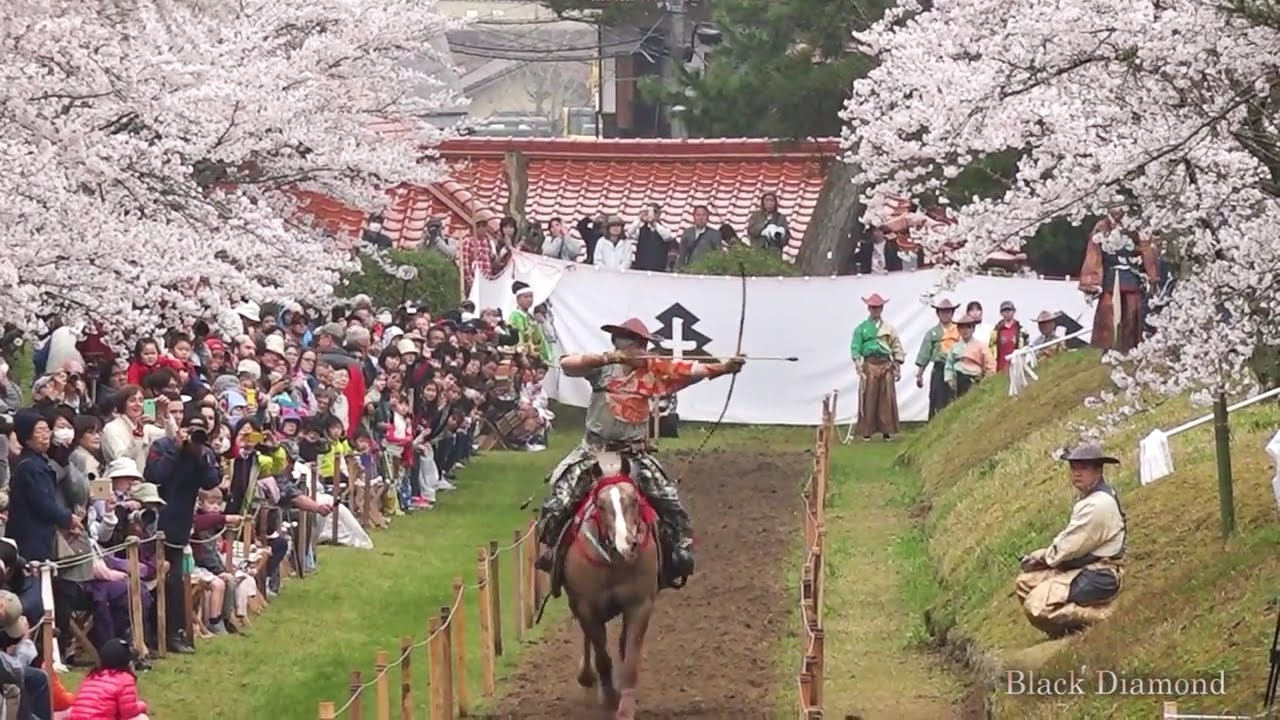 津和野 鷲原八幡宮 流鏑馬神事 2017.4.9 Japanese Horseback Archery