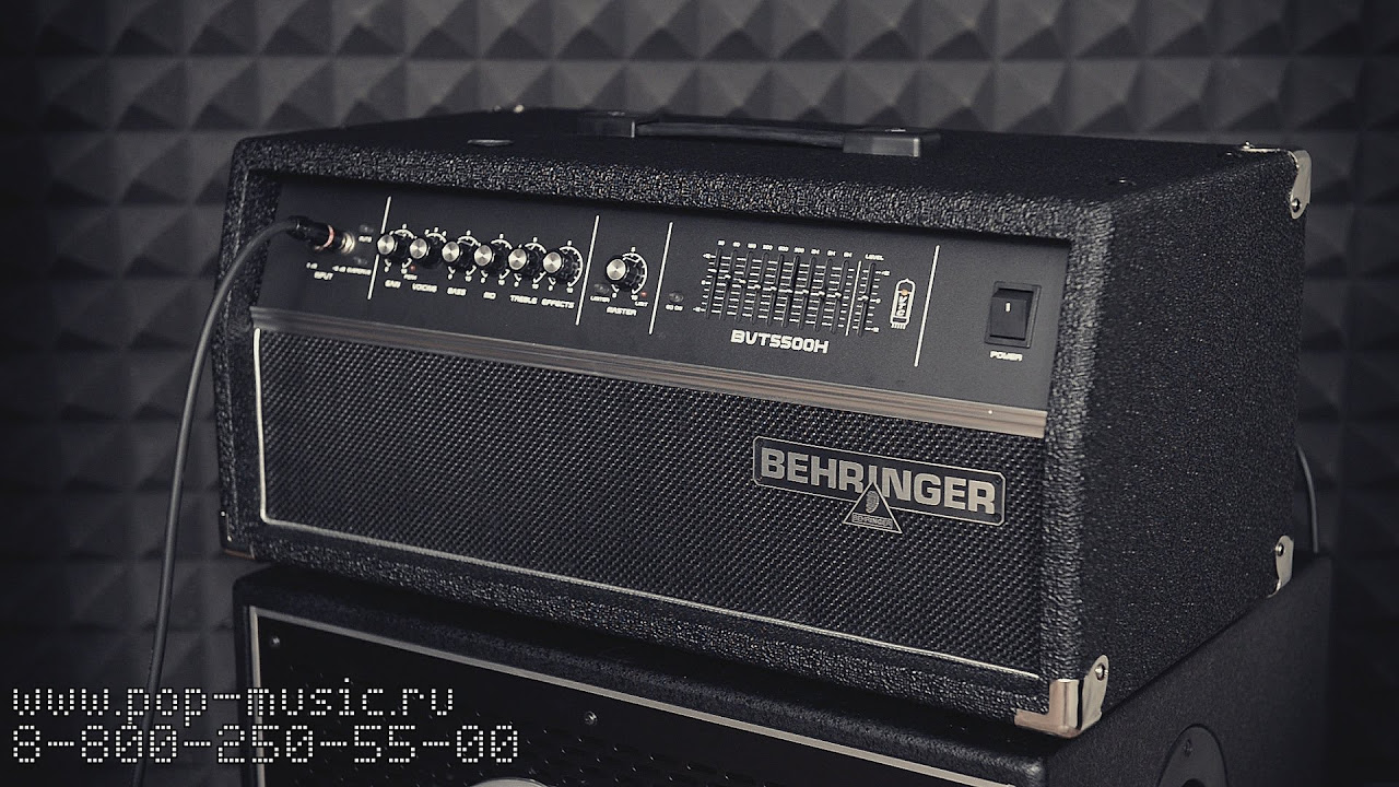 BEHRINGER / ベースアンプヘッド BVT4500H / BVT5500H - YouTube