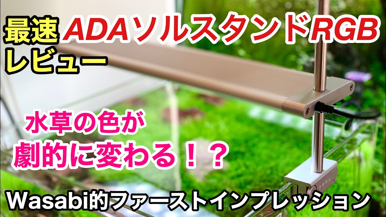 アクアリウム用品最速レビュー！DOOAソルスタンドRGB 水草水槽用ライト