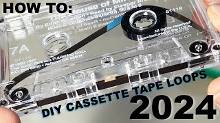 How To: DIY Cassette Tape Loops [2024] - YouTube