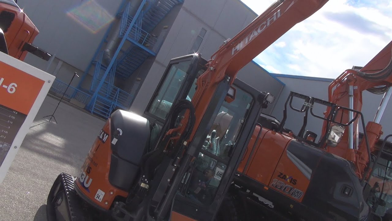 Hitachi ZX33U-6 Mini Excavator (2024) Exterior and Interior - YouTube