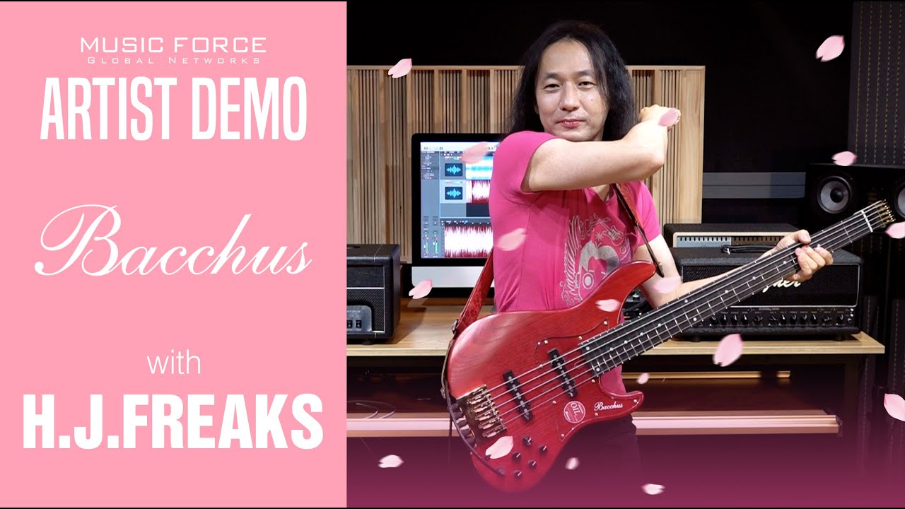Bacchus Japan Custom Series WL5HL H.J. FREAKS Signature Bass Demo