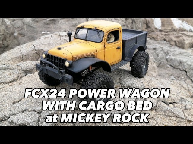 FMS FCX24 POWER WAGON with CARGO BED at MICKEY ROCK 1/24 スケール
