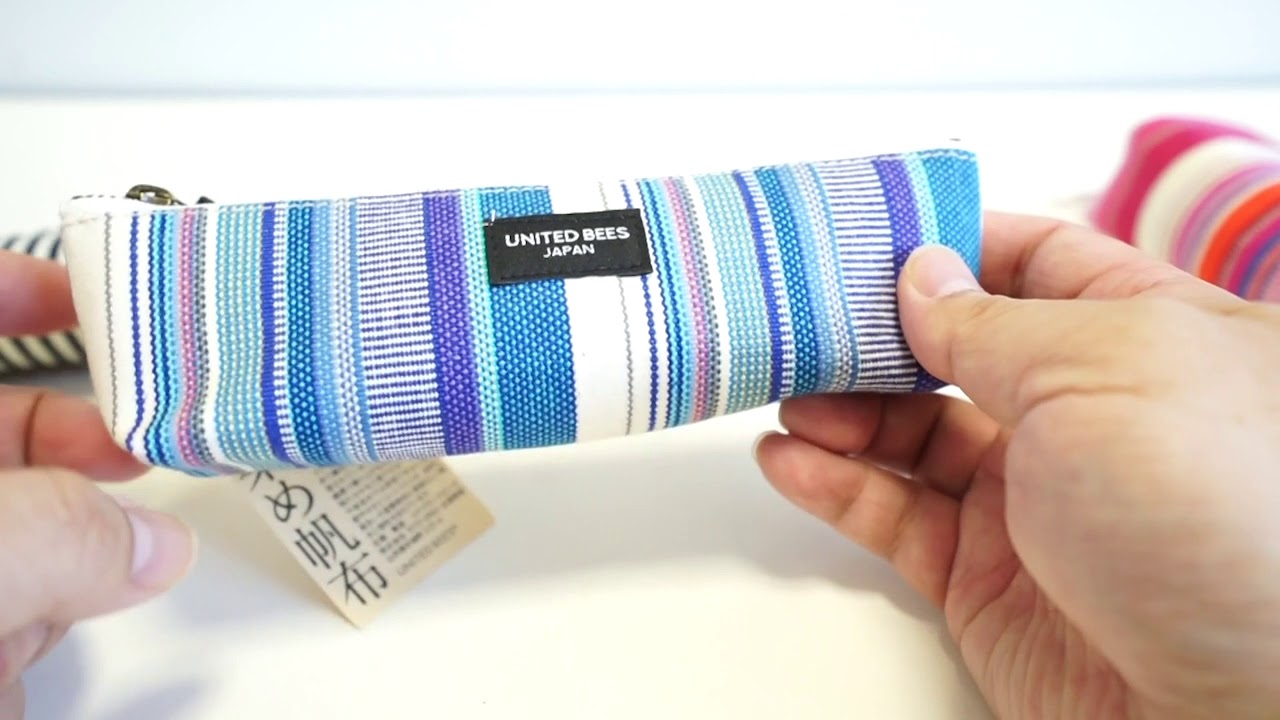 文房具紹介】廃盤 UNITEDBEES 帆布、岡山デニム ペンケースの商品紹介