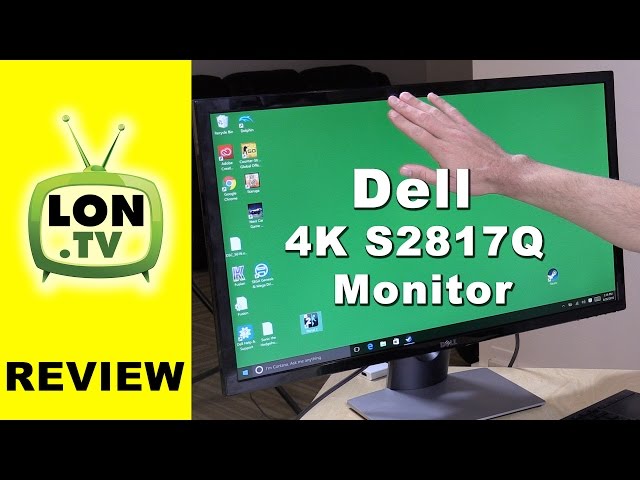 Dell S2817Q 28 Inch 4K (60hz) Monitor Review - YouTube