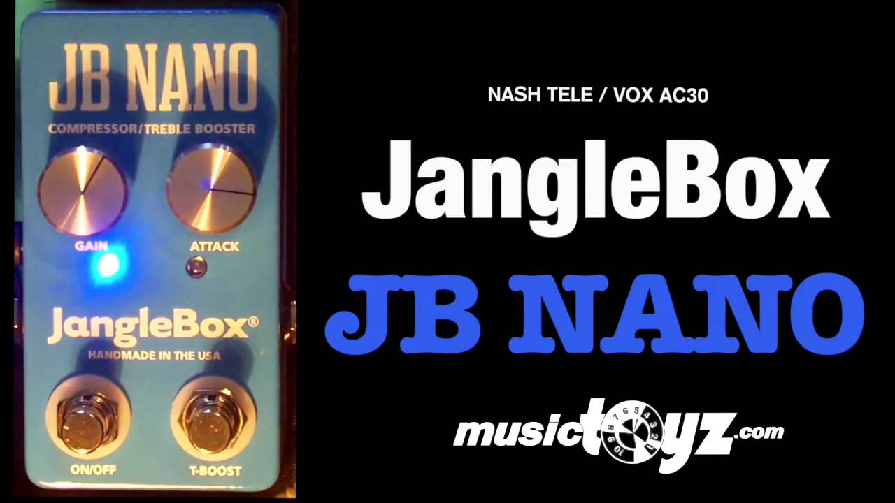 The JangleBox Nano Compressor Treble Booster guitar pedal - YouTube