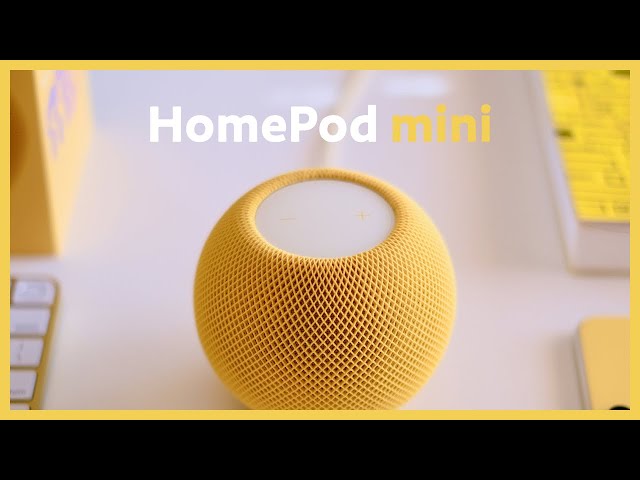黄ばみ・ヘコミ無し】Apple Pod mini ホワイト HomePod mini - Apple