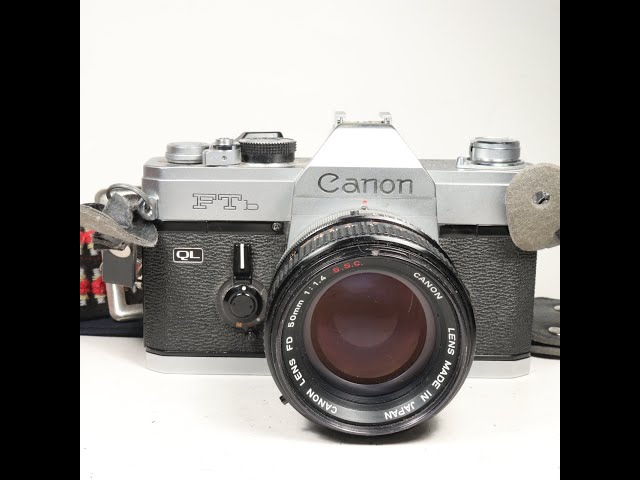 Canon FTb (newer style) 35mm Film SLR Camera with FD 50mm 1:1.4