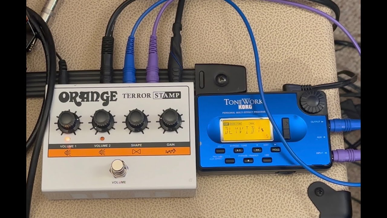 KORG PANDORA stomp 限定色オレンジ 楽しみにしていたPandoraMiniに