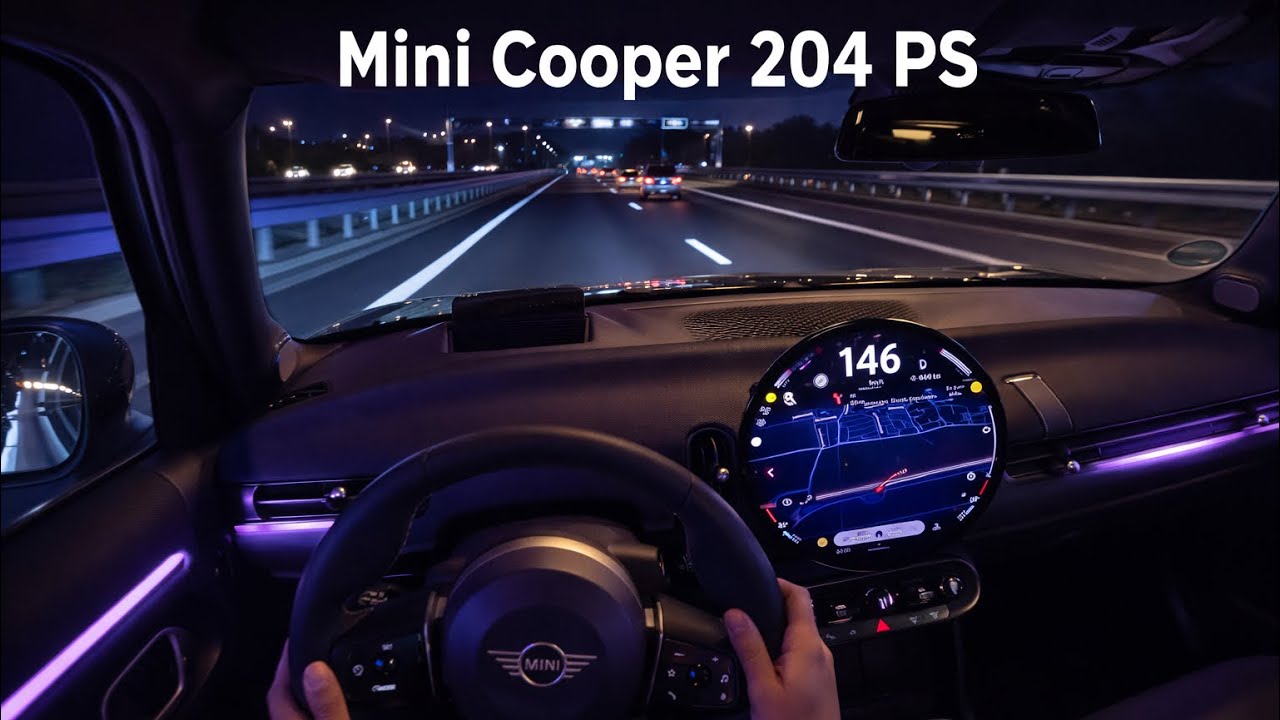 2025 MINI Cooper S 5-Door | 204 PS | NIGHT POV DRIVE | ASMR - YouTube
