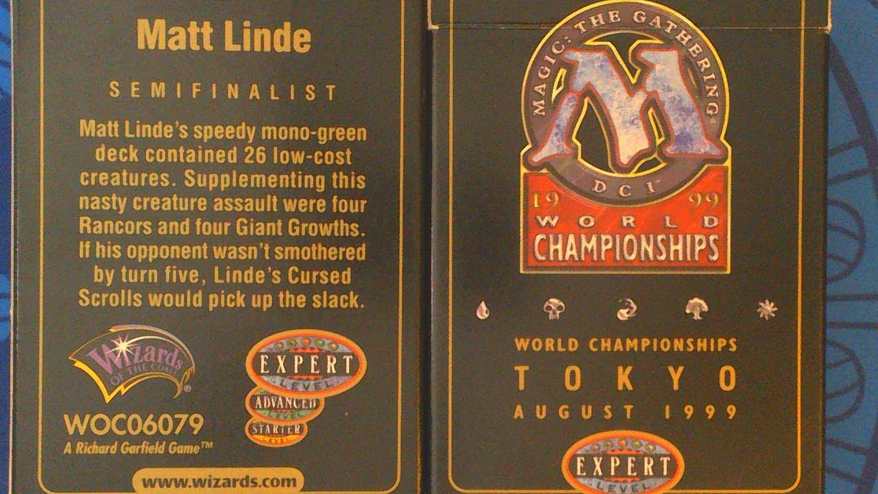 Magic Worlds 1999 World Championships Deck - Semifinalist Matt