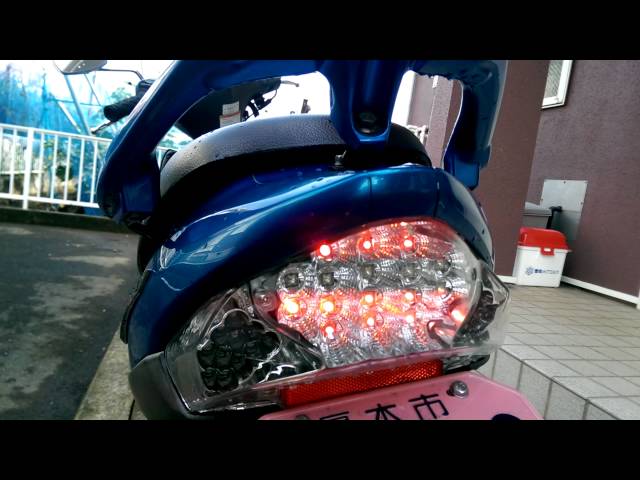 GS400 流れるようなled RGB くるくるテール 流星レインボー アドレス