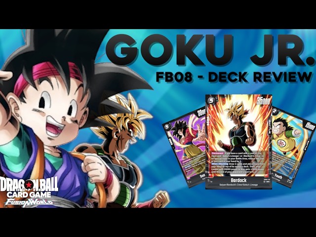 Goku Jr FB08 Deck Review | Dragonball Fusion World - YouTube