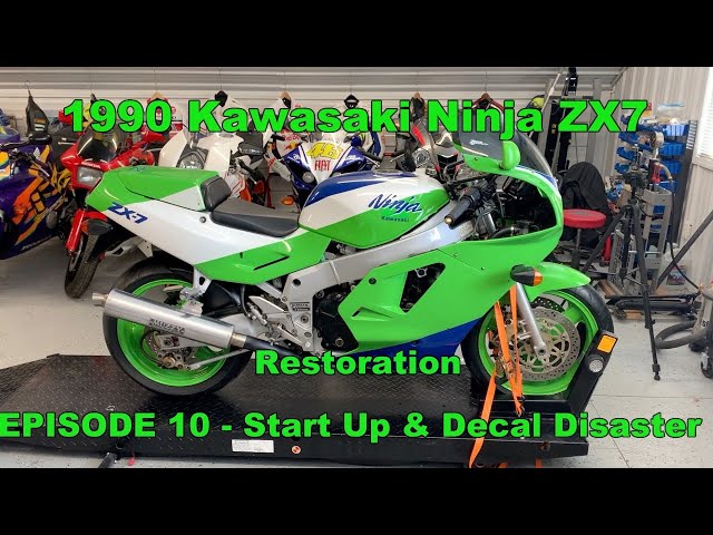 1990 Kawasaki Ninja ZX7 H2 - Restoration - Episode 10 - First