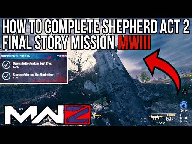 Solo SHEPHERD ACT 2 Final Mission in MW3 Zombies (Easy Guide