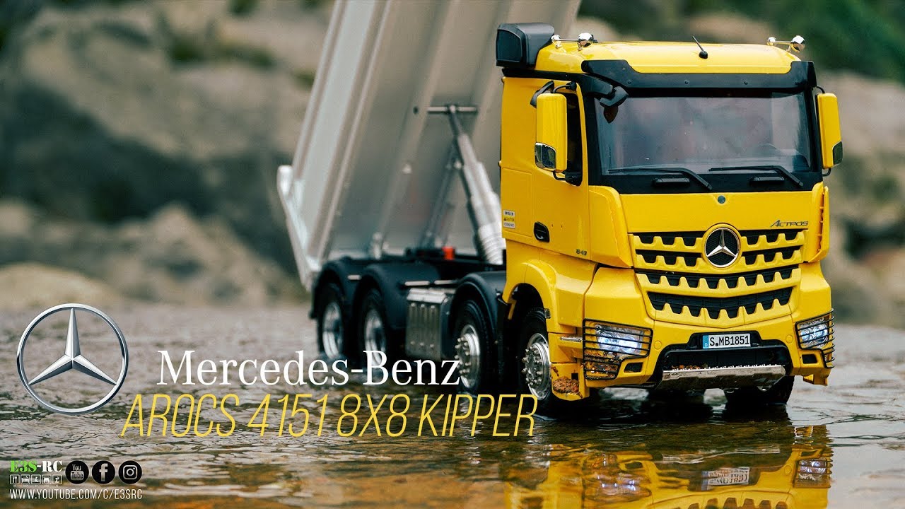 RC Truck! Mercedes Benz Arocs 4151 8x8 Kipper/ Off Road/ Truck