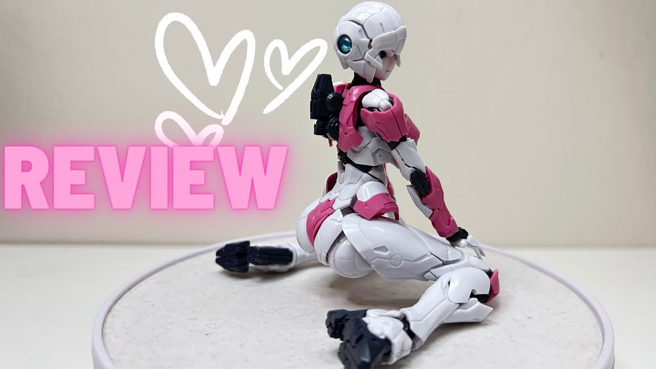 Transformers Flame Toys Arcee Model Kit | Review | Unboxing - YouTube