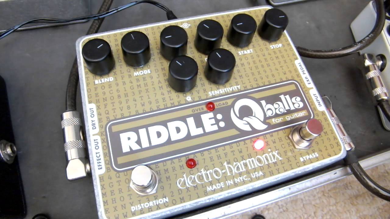 Electro harmonix, Riddle Q ball. Auto wah / filter demo, Msm