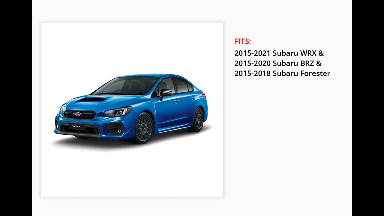 2015-2021 Subaru WRX Forester BRZ Engine Variable Valve Timing