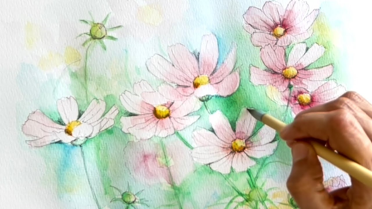 Winnieさま専用（原画）夏の日向【SMサイズ／水彩画／#2491】 Winnie