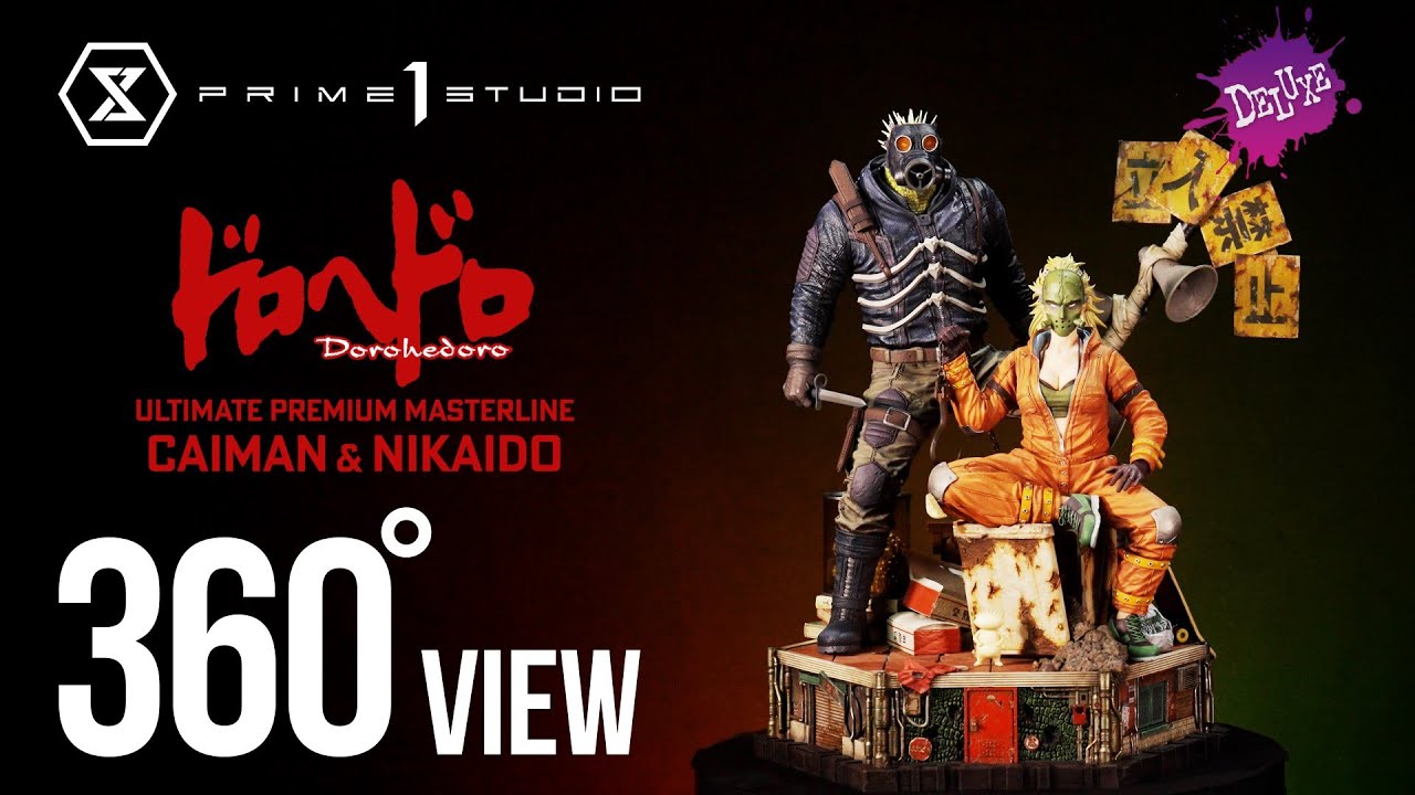 ドロヘドロ カイマン&ニカイドウ Dorohedoro 1/4 Scale Caiman