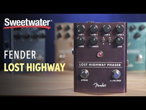 Fender Lost Highway Phaser Pedal Demo - YouTube