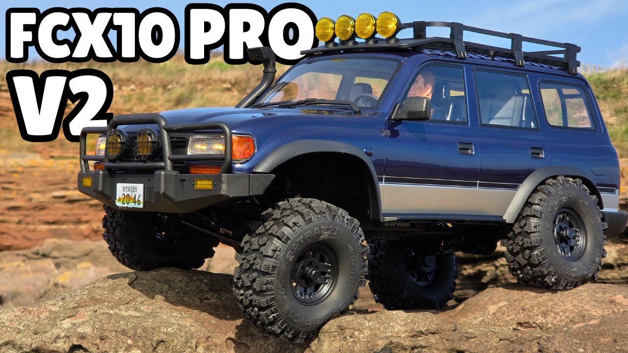 They Made It Even BETTER - FCX10 Pro V2 Toyota LC80 Review - YouTube