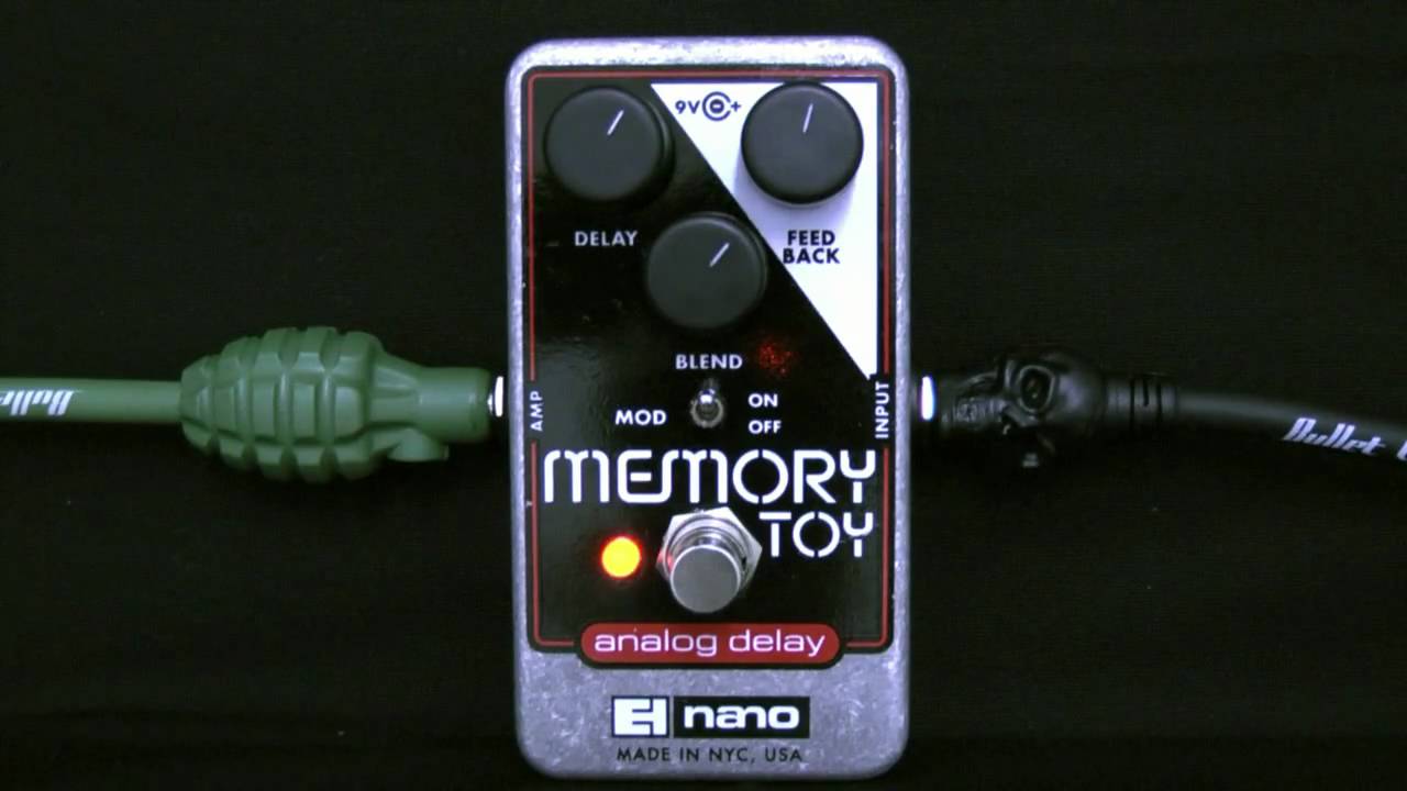 Electro Harmonix Memory Toy Analog Delay Pedal Demo - YouTube