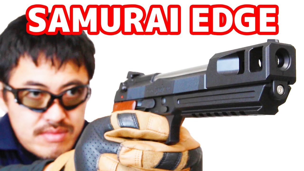 東京マルイ サムライエッジ バリー・バートン モデル ポスター 東京