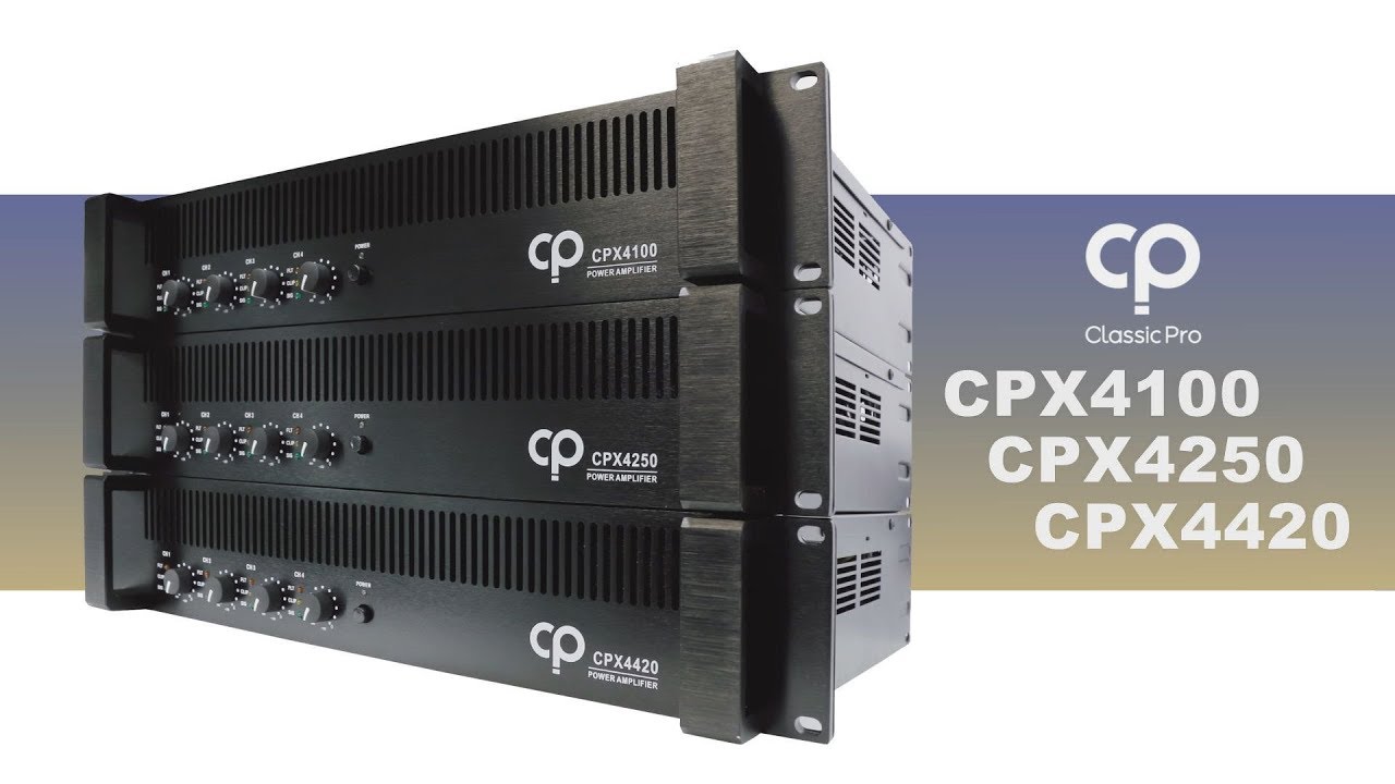 CLASSIC PRO（クラシックプロ）/ CPX4100 4チャンネル パワーアンプ