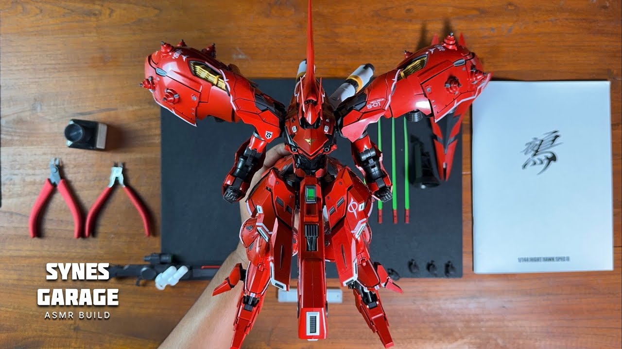 1/144 鵺 NIGHTHAWK SPEC II Red Soul 1/144 Night Hawk Spec II Model