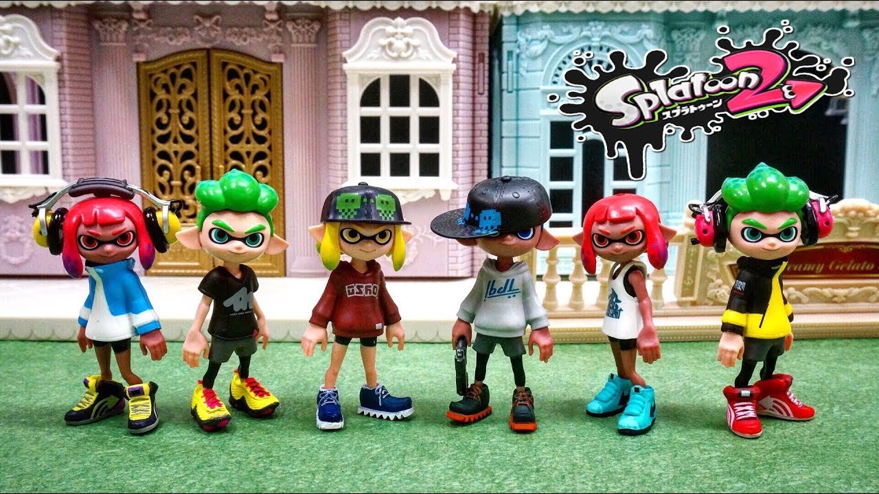 そこまで脱げるの⁈ スプラトゥーン2 きせかえギアコレクション 全8種