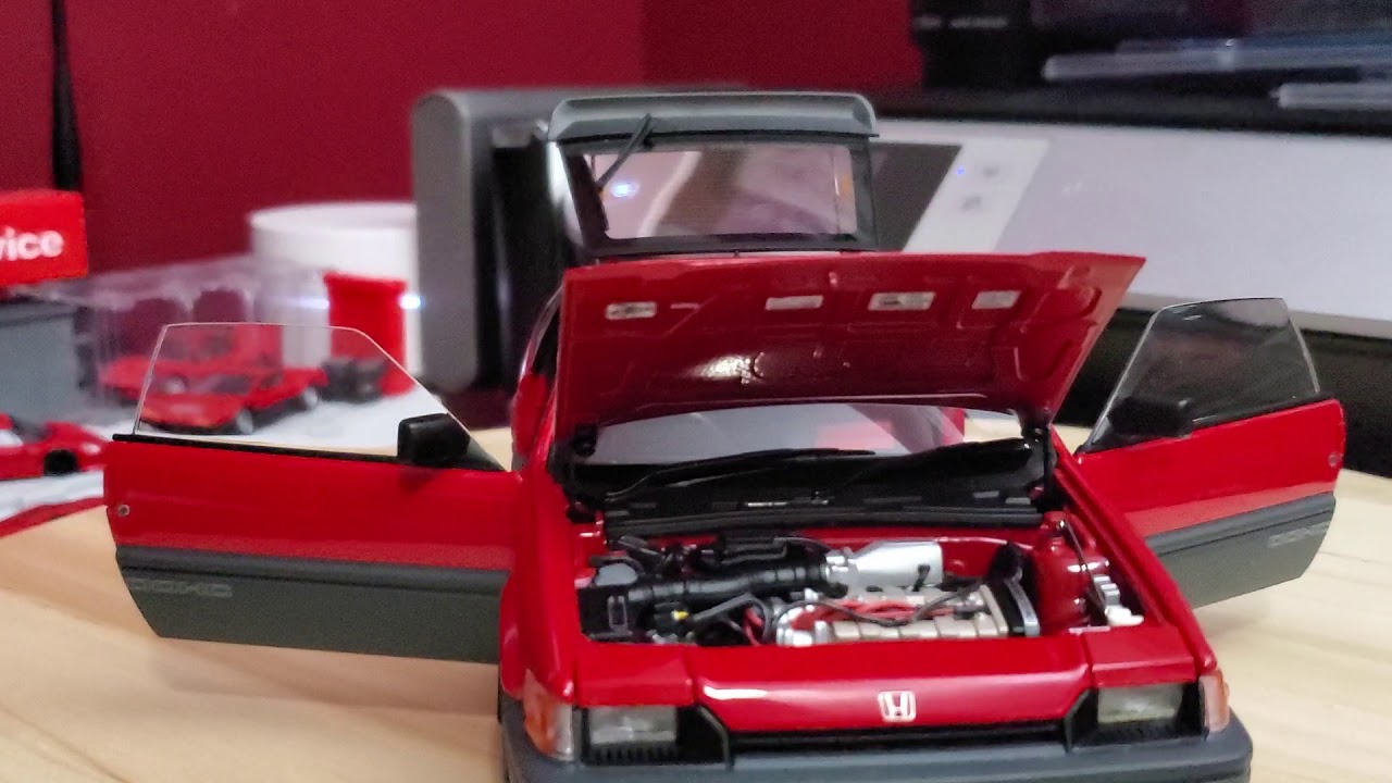 101-005 Aa 1/18 ホンダ Ballade Sports CR-X 101-005 Aa 1/18 ホンダ